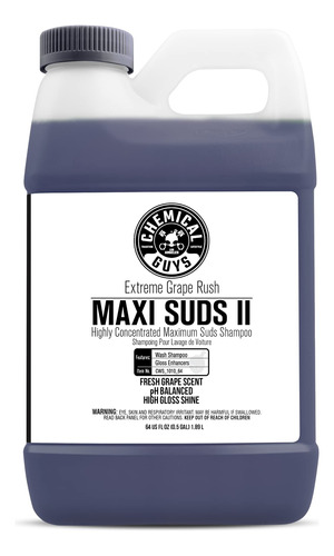 Jabón Para Auto Chemical Guys Cws_ Maxi-suds Ii Super Suds.