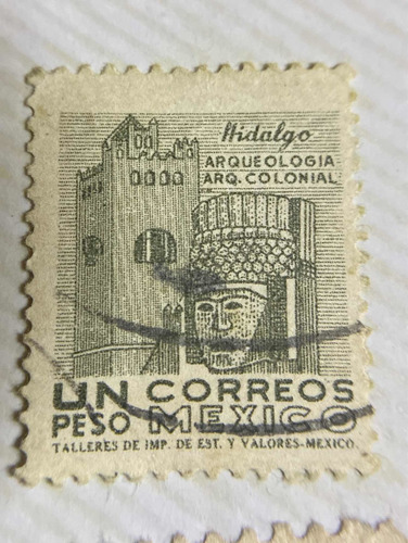 Sello Postal De México De 1950 