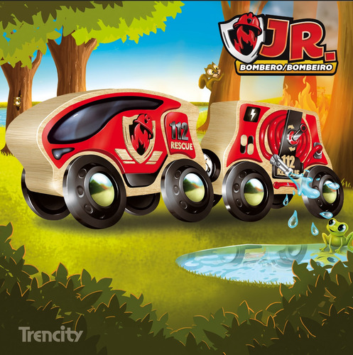 Trencity Vehículo Jr. Bombero - Tienda Oficial-