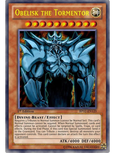 Cuadro Anime Yu Gi Oh 29x19 Mdf Obelisco El Atormentador