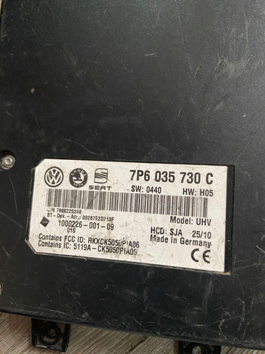 Modulo Jetta Golf Bora Bluetooth 7p603573c (Usado)