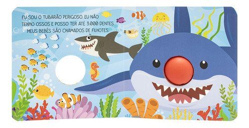 Aperte Meu Nariz! Um Livro-squeaky: Animais Do Oceano, De Brijbasi., Vol. 1. Editorial Todolivro, Capa Dura, Edição 1 Em Português, 2024