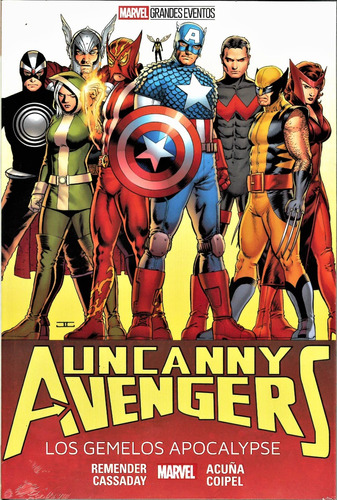 Cómic Uncanny Avengers Los Gemelos Apocalypse Marvel Español