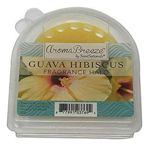 Disco De Fragancia Scentsationals Halo-guava Hibiscus, 3  X 