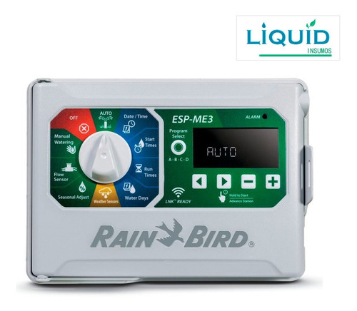 Imagen 1 de 8 de Programador De Riego Rain Bird Esp Me3 Wi-fi (4 - 22 Zonas)