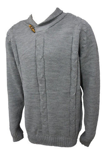 Imagen 8 de 10 de Sweater Cuello Smoking Hombre Pullover Lana Excelente