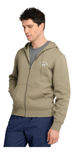 Polerón Hombre Hoodie Fz Regular Fit Silver Sage Dockers