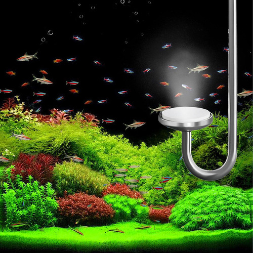 Atomizador De Co2 Para Acuario, Acero Inoxidable,