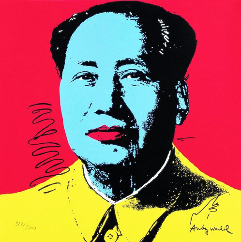 Cuadros Mao Tse Tung Andy Warhol 20x20 Cm