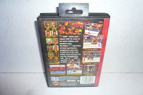 Wwf Raw Wrestling Rudest And Roughest Sega Genesis +++ (Usado)