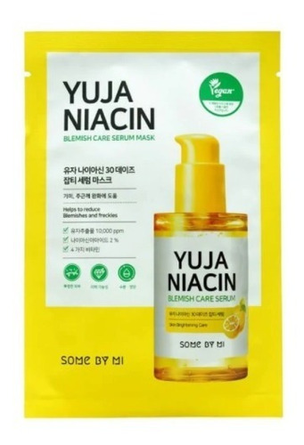 Some By Mi - Yuja Niacin Blemish Care Serum Mask Mascarilla