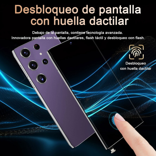 Smartphones S24 Celular Doble Sim 16gb Ram 512gb Rom Pantalla 7.3'' Batería 8000mah Cámara 108mp