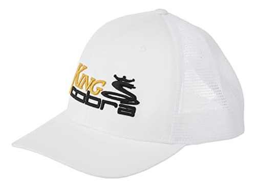 Cobra Golf 2019 King Cobra Trucker Snapback Hat (blanco),