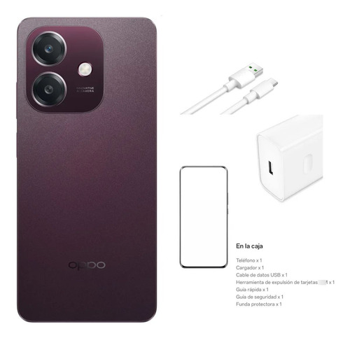 Oppo A40 256 Gb 4 Gb-ram, Pantalla 6.7, Cámara 50 Mp, Color Chocolate