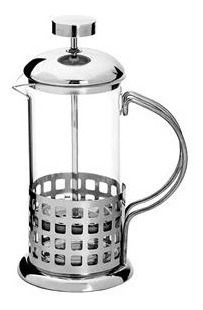 Cafeteira Infusor Prensa Francesa Manual 350ml Portátil Inox