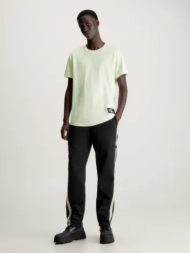 Polera Badge Turn Up Verde Lce Calvin Klein