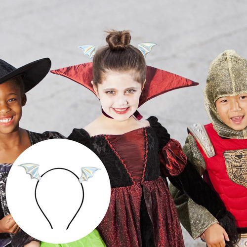Diadema De Murciélago Diademas De Halloween Para Mujeres Aro