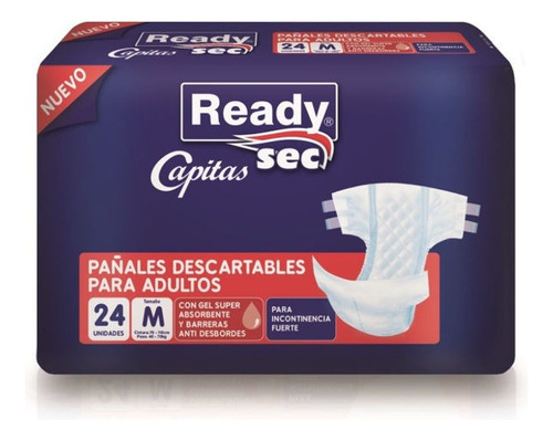 Capitas Mx72 (pañales Para Adulto) Talle Mediano