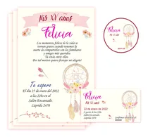 Comprar Tarjeta Invitación Cumple De 15 Topper, Personal Imprimir M4