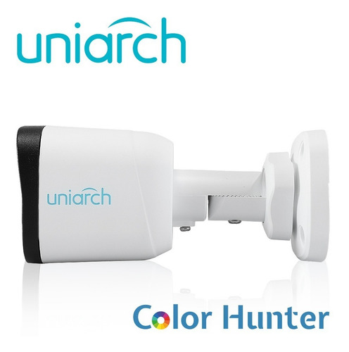 Uniarch Cámara De Seguridad Analógica Bullet Uac-b115-f28-w Protección Exterior Ip67 Alta Resolución 5mp Imagen A Color 24/7 Máxima Seguridad Tvi/ahd/cvi/cvbs Cctv 20m Ir