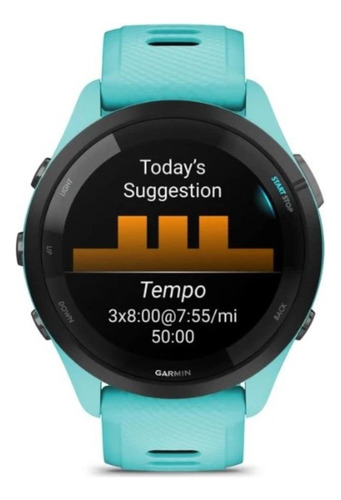 Relógio Garmin Forerunner 265 Music Azul Com Gps 46mm Azul