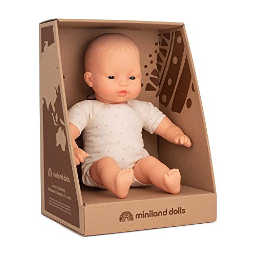 Muñeca Asiática De 32 Cm Cuerpo Suave Caja De Regalo