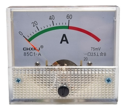 Amperimetro De Panel Analogico De 0-60a Nuevos