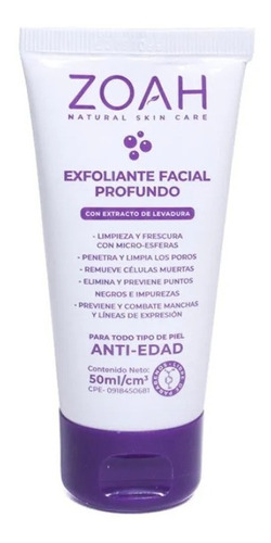 Gel Exfoliante Facial Profundo Zoah