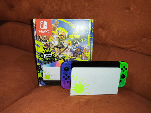 Nintendo Switch Oled Edición Splatoon 3 (sola O En Combo)