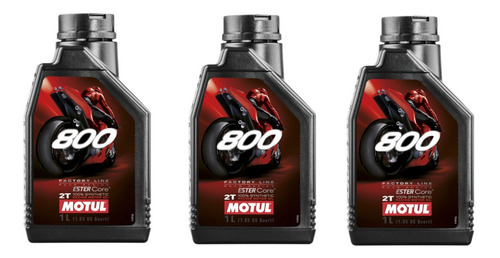 Aceite Sintetico Motul 800 2t Road Racing 3 Lts