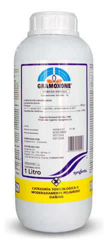 Gramoxone Paraquat Para Control De Maleza X Litro