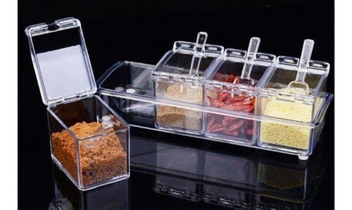 Porta Condimentos E Temperos Crystal Seasoning Box