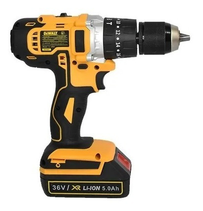 Imagen 2 de 5 de Taladro Dewalt 36v Inalámbrico