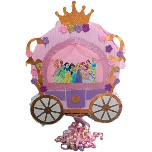 Piñata Infantil Princesas/carruaje