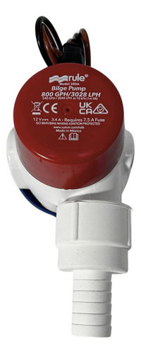 Bomba De Porão 800gph / 3028lph 12v Rule M-20da Barco