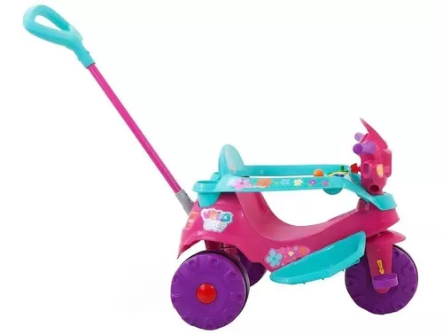 Triciclo Infantil Velobaby Rosa - TotalBaby Store