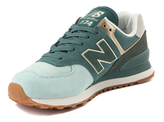 new balance mujer verde oscuro