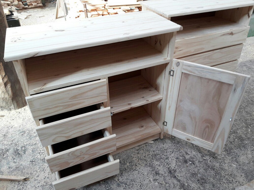 Cajoneras Cómodas En Pino Masiso