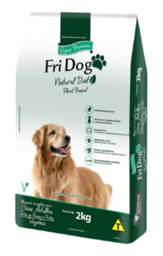 Ração Fri Dog Vegetariana Para Cães Adultos (2kg)