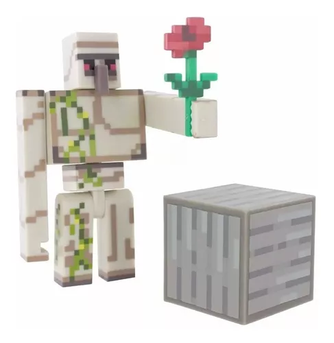 Boneco Minecraft Aldeão Ferreiro