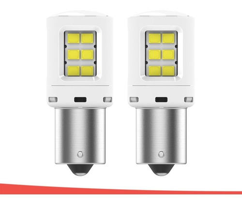Imagem 4 de 7 de Kit Led Philips Ultinon P21w 1 Polo Branca Ré 6000k 12v