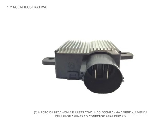 Plug Conector P/ Módulo Resistência Ventoinha Gm Onix Prisma