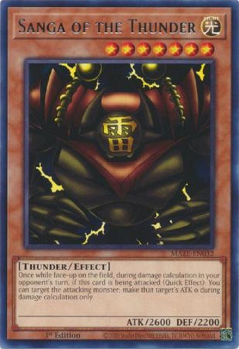 Sanga Del Trueno Raro Yugioh