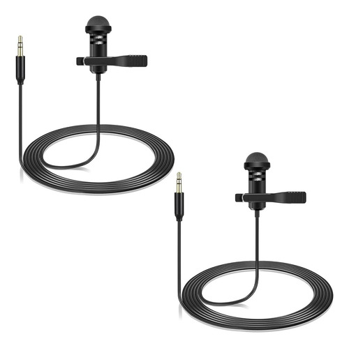Micrófonos Lavalier Pack X 2 - Compatible C/rode Wireless Go