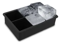 Comprar Forma Gelo Cubo Grande Silicone 6 Cubos Drink Whisky Top Gelo Cor Preto Lider Comercios