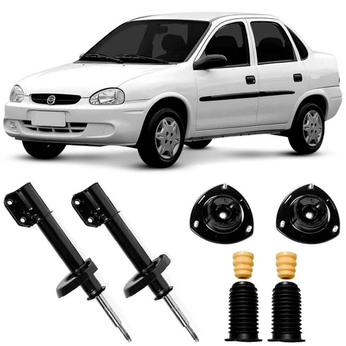 Par Amortecedor+kit Corsa Classic 97 98 99 01 02 03 04 05 06