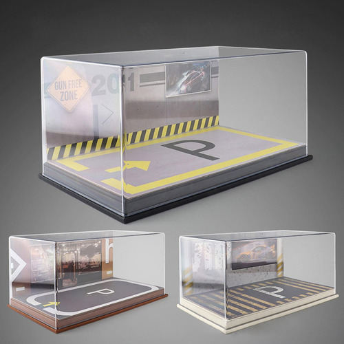 M Vitrine De Carro Fundido Em Escala 1/24 Com Capa De Branco