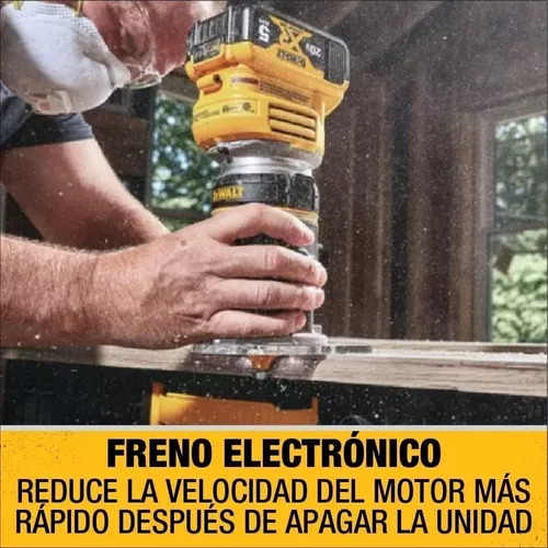 Combo sierra caladora + fresadora a batería DCW600B 20V DeWALT