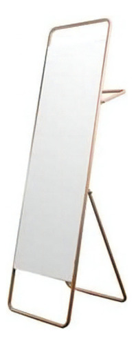 Espelho Decorativo De Chão Toalheiro Rosa 150x40 Cm