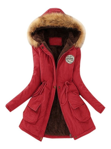 Abrigo De Mujer Con Capucha Thin Winter Warm 8155